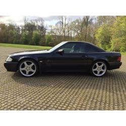 1994 MERCEDES SL320 SOFT TOP HARD TOP FULL SERVICE ONE YEARS MOT 3 KEYS FOLDER FULL OF PAPER WORK