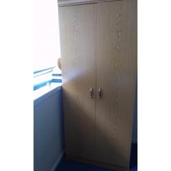 Single bed x2, Wardrobe