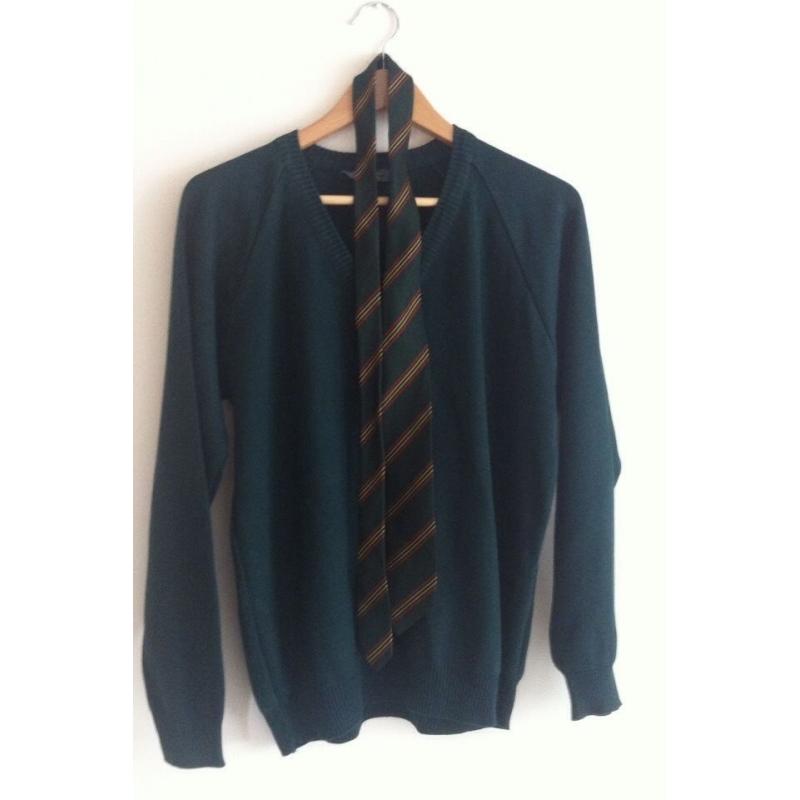 Lagan College jumper and tie