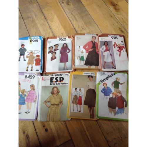 Job lot vintage sewing patterns