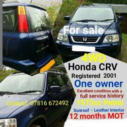 FOR SALE Honda CRV