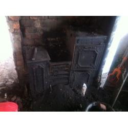 Victorian range cast iron