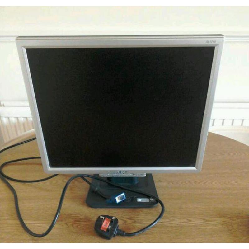 Acer computer monitor 17"