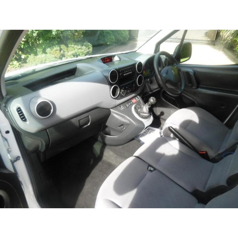 2014 Peugeot Partner L1 625 SE 1.6HDi SWB PANEL VAN WITH 3 SEAT CAB