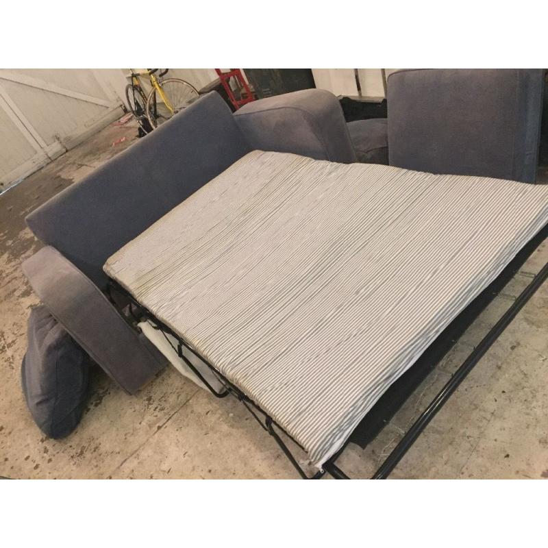 Good Quality Habitat Sofa Bed. Slightly Fade. Good Working Order! 2 Seater. Collect A.S.A.P.