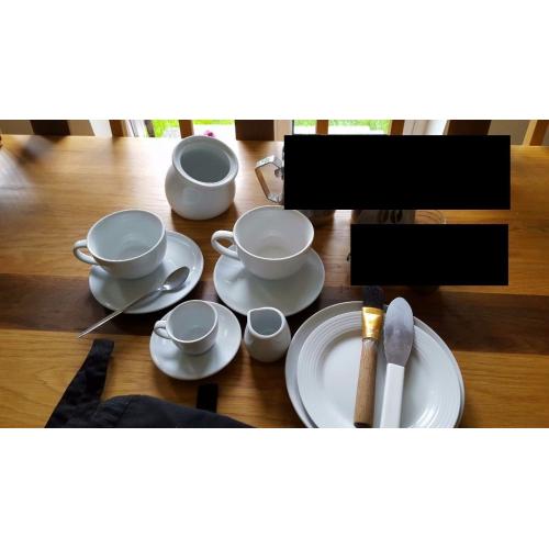 Job Lot - coffee cups, saucers, milk jugs etc