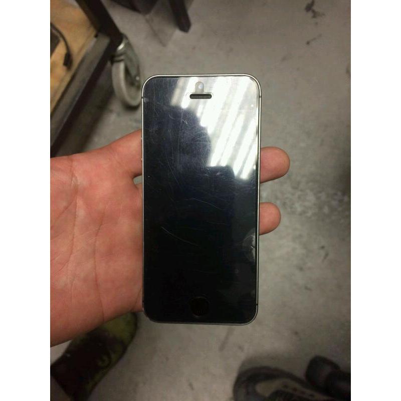iphone 5s 32gb black/grey for sale