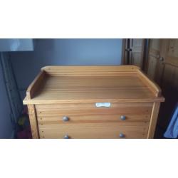 Mamas and Papas baby changing dresser