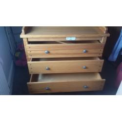 Mamas and Papas baby changing dresser