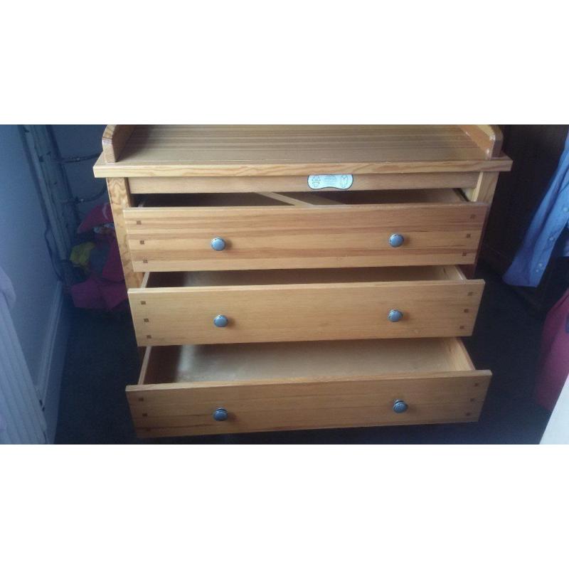 Mamas and Papas baby changing dresser