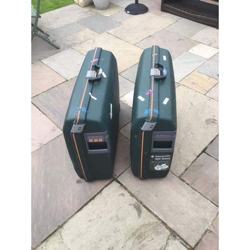 Samsonite suitcases