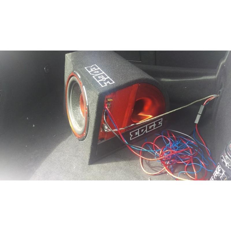 EDGE 900watt sub with build in amp