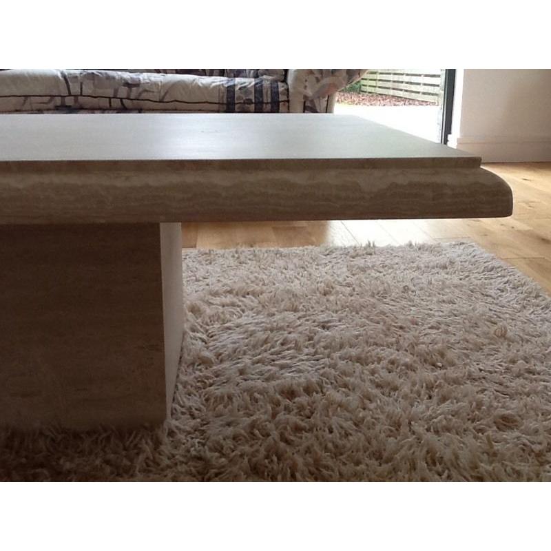 Solid stone coffee table & lamp table