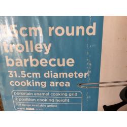 New in box round trolley barbeque