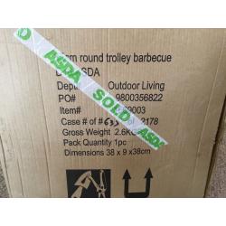 New in box round trolley barbeque