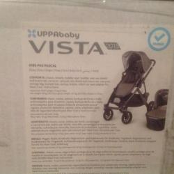 Uppababy Vista 2015 pram stroller buggy pascal grey