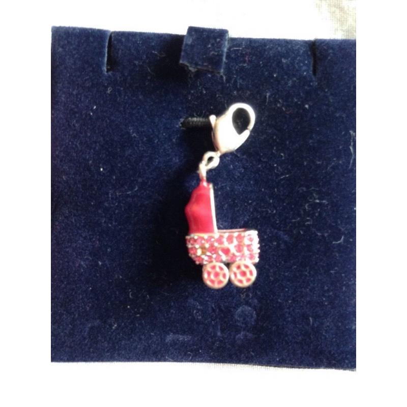 Swarovski charms for bracelet or necklace
