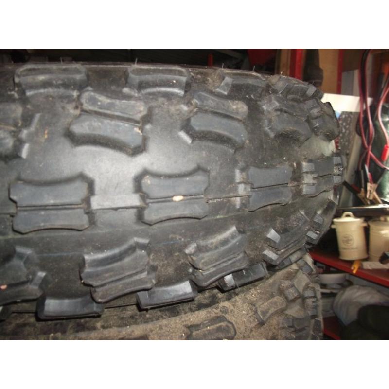 set of 4 quad tyres