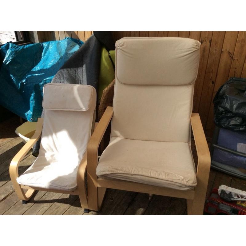 IKEA Poang chair - Adults and Childs