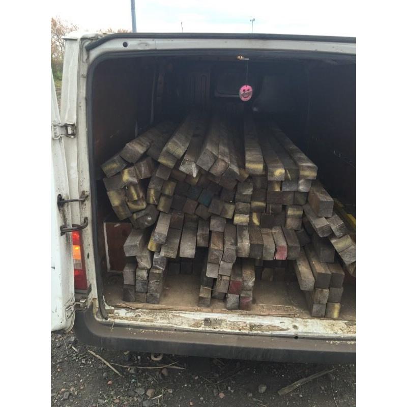 Timber 3 inch by 3 inch and 4 inch by 3 inch