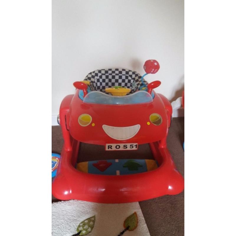 All singing all dancing car walker