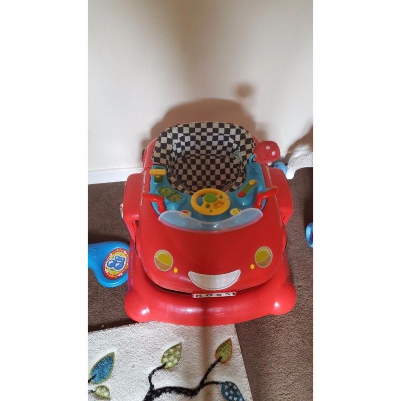 All singing all dancing car walker