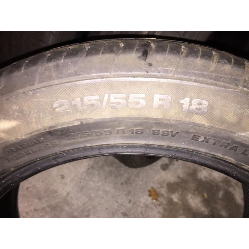 Continental Premium Contact 2e tyres 215/55 R18