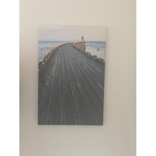 Beach Boardwalk canvas picture