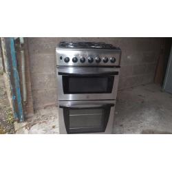 Cooker gas /electric inox - stainless steel, 50 cm