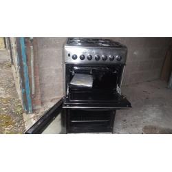 Cooker gas /electric inox - stainless steel, 50 cm