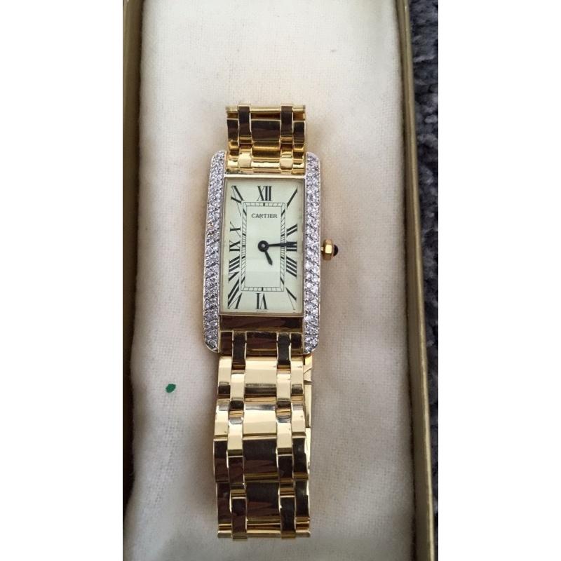 18ct gold watch