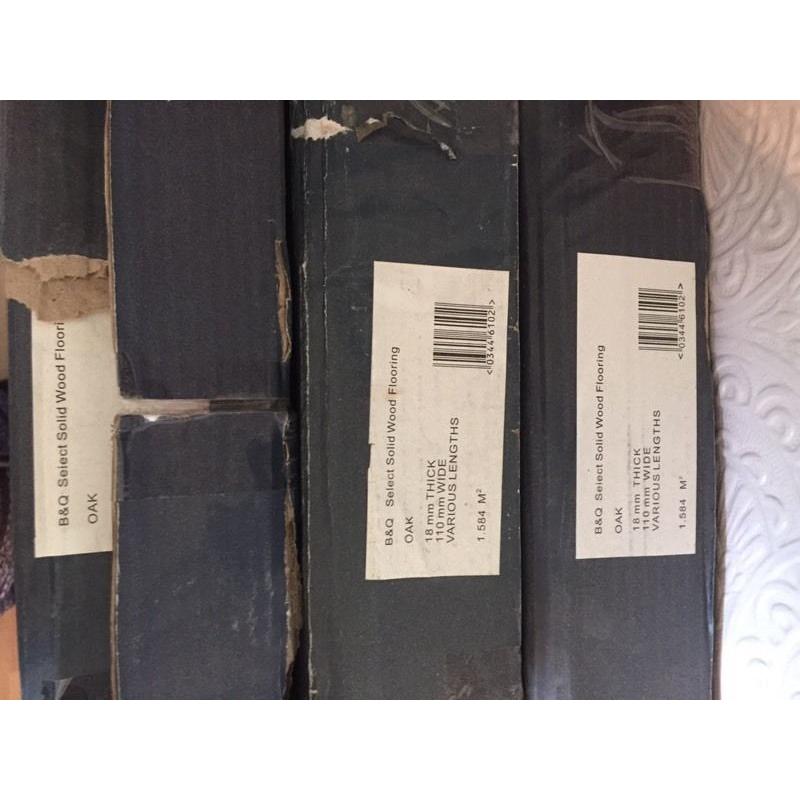 B&Q Select Solid Oak Flooring