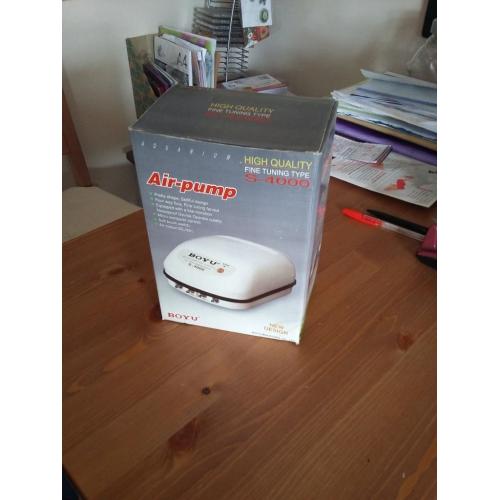 Aquarium air pump- NEW