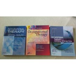 occupational therapy books (mental health and physical health core text)