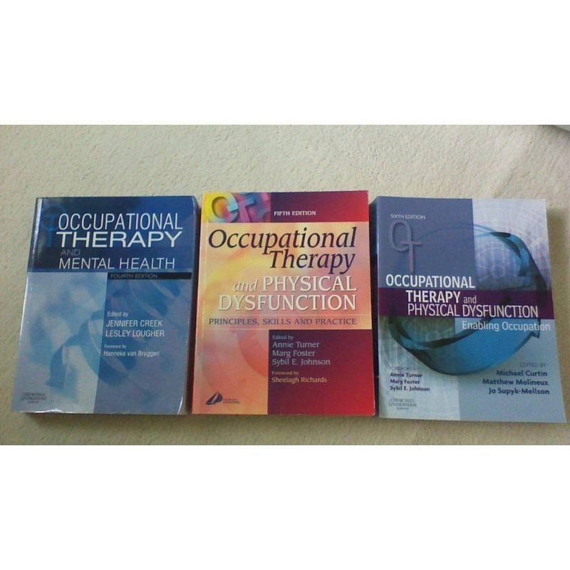 occupational therapy books (mental health and physical health core text)
