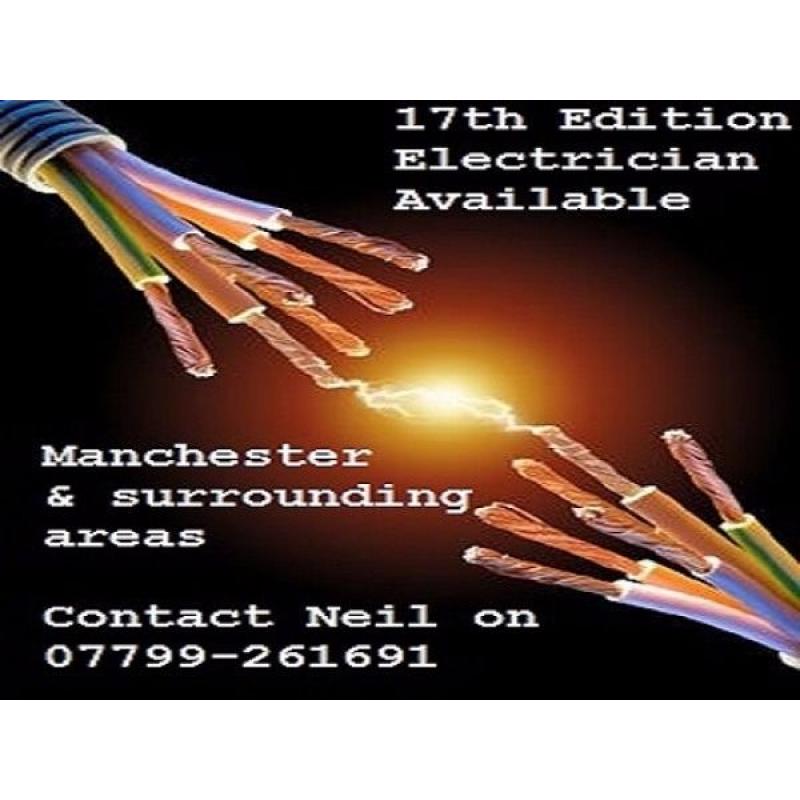 20 Year +Time Served Electrician & Electronics Irlam Cadishead Manchester