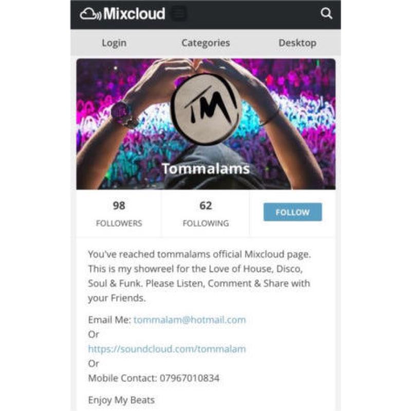 DJ Looking For DJ Work - Manchester, Liverpool, Chester - Funk, Soul, Disco & House