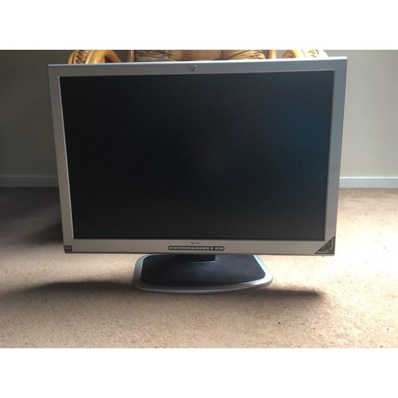 HP 23" Widescreen LCD monitor DVI VGA