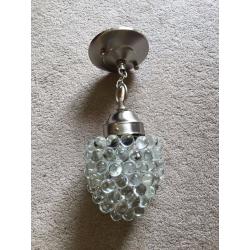 Laura Ashley glass 'grapes' ceiling pendant lamps (3 available)