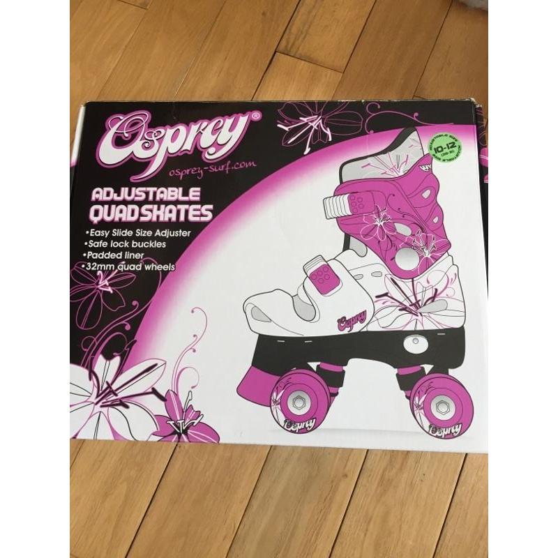 Adjustable roller skates size 10-12