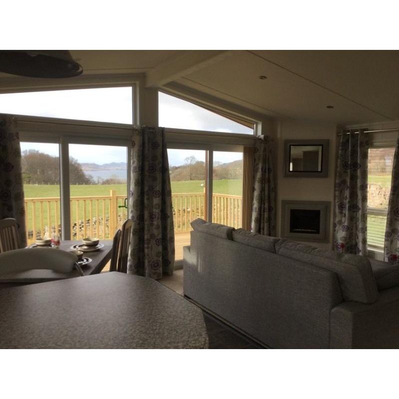 Luxury lodge for sale at Castle Sween 12 month licence available