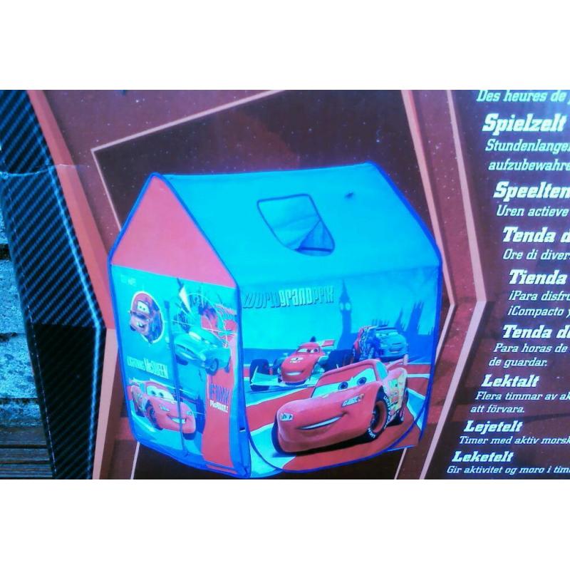 Lightning McQueen play tent. Brand new.