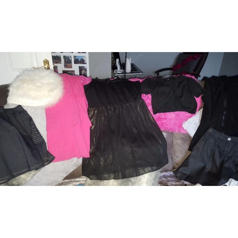 Variety of girls clothes immaculate age 10-12 years