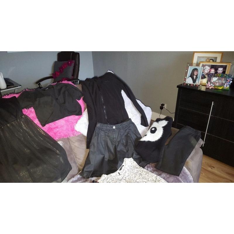 Variety of girls clothes immaculate age 10-12 years