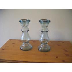 Handmade Glass Candle holders by Vidrios
