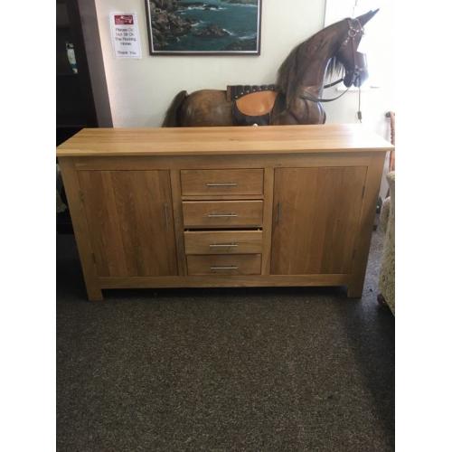 Solid oak sideboard