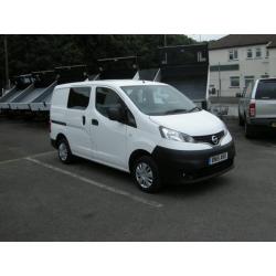 2015/15 NISSAN NV200 ACENTA 90 1.5DCI EURO 5 TSLD COMBI 5 SEATER CREW DIESEL VAN