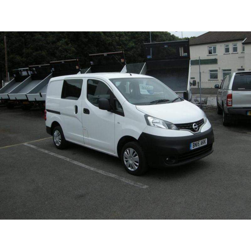 2015/15 NISSAN NV200 ACENTA 90 1.5DCI EURO 5 TSLD COMBI 5 SEATER CREW DIESEL VAN