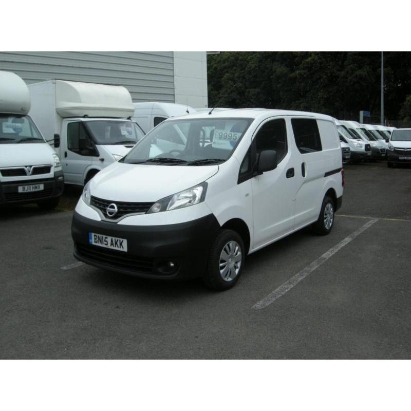 2015/15 NISSAN NV200 ACENTA 90 1.5DCI EURO 5 TSLD COMBI 5 SEATER CREW DIESEL VAN