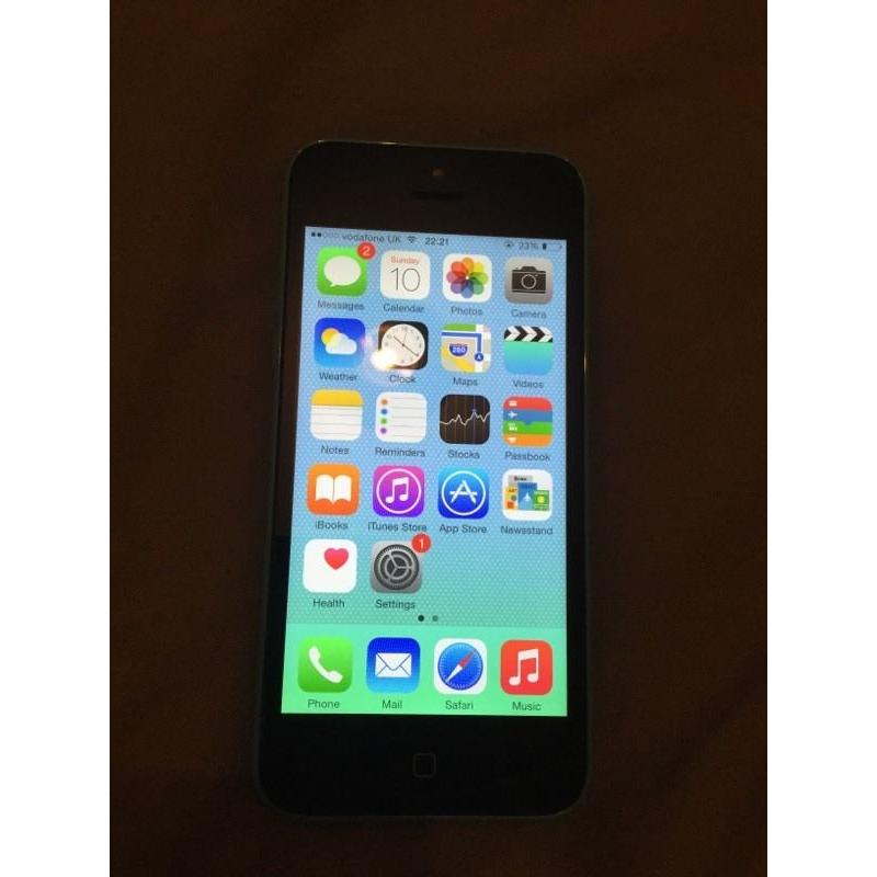 iPhone 5c unlocked 8GB blue